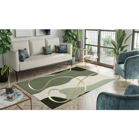 Tapis Sculpté Qualité Supérieure Gris Et Violet 160x220 Cm (environ 8x5 Pieds) – Neuf Sous Emballage D'origine