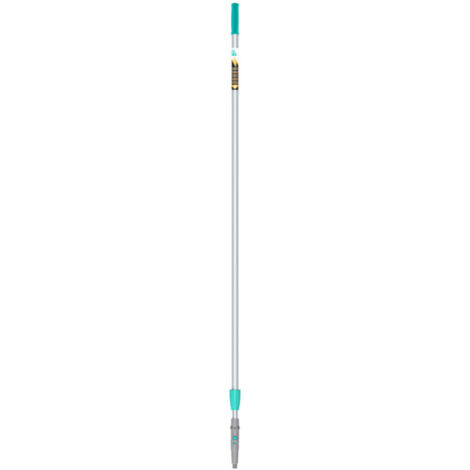 Asta telescopica in alluminio 2 pezzi da 200 cm. con attacco Lampo