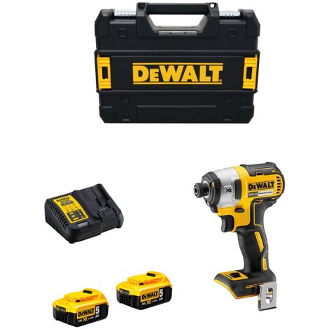 Avvitatore ad Impulsi DeWALT DCF887P2 (2 x 5,0 Ah + DCB115 + TSTAK II)