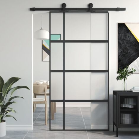 Furniture Limited - Puerta corredera vidrio templado y aluminio