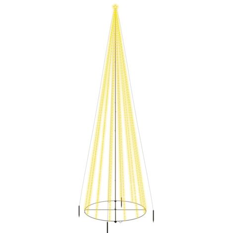 Furniture Limited - Árbol de Navidad cónico 1134 LED blanco