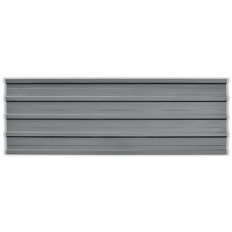 Furniture Limited - Panel para tejado acero galvanizado gris 12