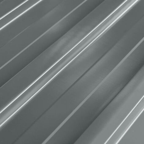 Furniture Limited - Panel para tejado acero galvanizado gris 12