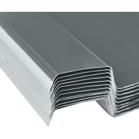 Furniture Limited - Panel para tejado acero galvanizado gris 12