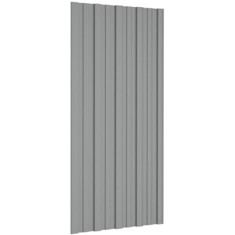 Furniture Limited - Panel para tejado acero galvanizado gris 12