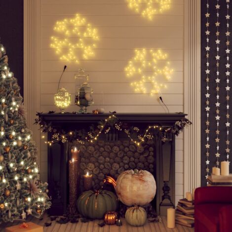 Furniture Limited - Figura de Navidad de copo de nieve con LED 2