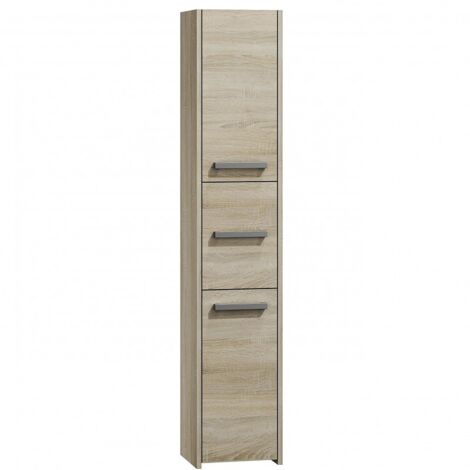 VERONA - Torre de baño - 30x30x170cm - mueble de baño con almacenamiento.