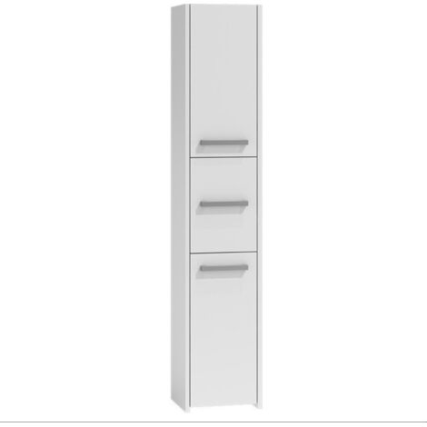 VERONA - Torre de baño - 30x30x170cm - mueble de baño con almacenamiento.