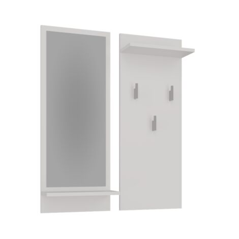 KAMERON Perchero de recibidor con espejo perchas grandes