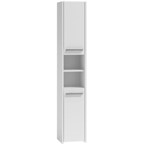 PISA - Mueble alto de baño - 30x30x170 cm - Mobiliario de baño - Almacenamiento de baño (1/3)