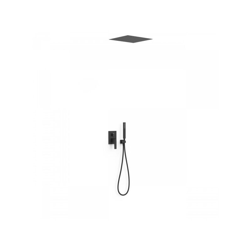 Kit de douche encastré Rapid-Box Noir Mat - TRES 20228006NM