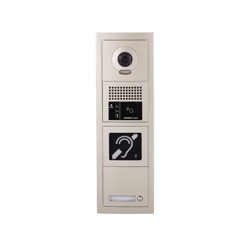 Platine de rue 1 bouton GT vidéo GTBVH1P - Aiphone 200276