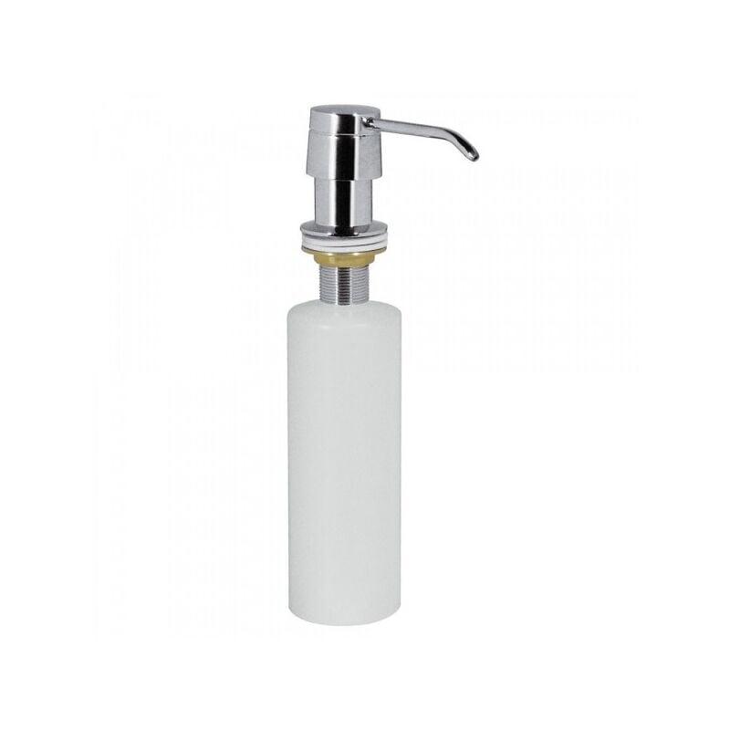 Distributeur de savon en métal À encastrer sur plans de travail. Capacité 0,4 litre - TRES 13474110