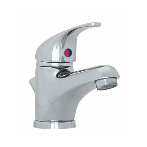 Robinet pour lavabo mono-trou MEDELET chromé avec vidage - CRISTINA ONDYNA ME10851 (1/2)