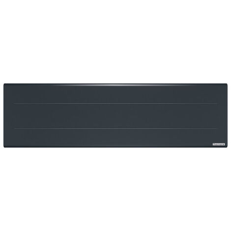 Thermor – Radiateur à inertie électrique 1000W – Aluminium gris ardoise – Plinthe 300mm – Compatible Cozytouch – 450304 (1/5)