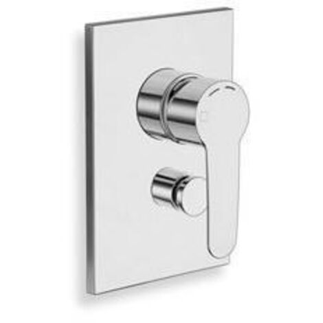 Façade mitigeur douche complet avec mécanisme NEW DAY Chromé (2 sorties) - Cristina Ondyna ND64951 (1/2)