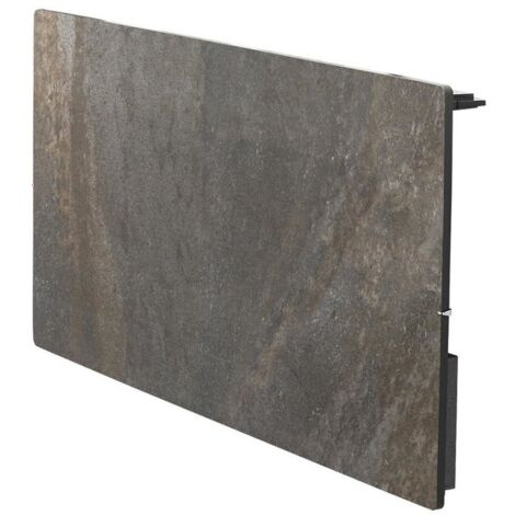Thermor – Radiateur à inertie 800W vertical Touch Silicium – Technologie Dual Kherr pour chaleur douce – Finition Terre Lunaire