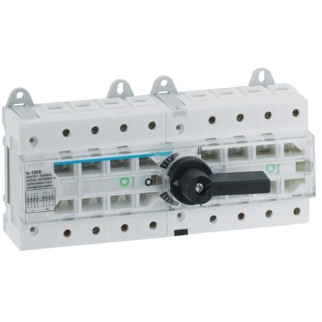 Commutat modulaire 125A - APPAREILLAGE DE TETE HAGER HI406R (1/2)