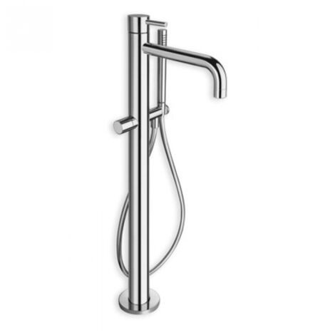 Monocolonne sur pied bain douche Chrome TRIVERDE - CRISTINA ONDYNA - TV18951 (1/4)