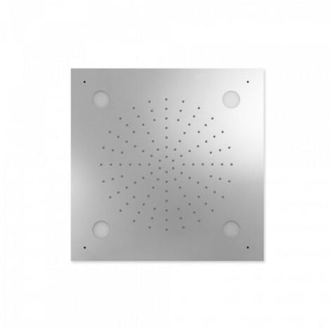 Douche acier inoxydable de tête anticalcaire CHROMOTHERAPY 500x500 mm - TRES 29996201 (1/4)