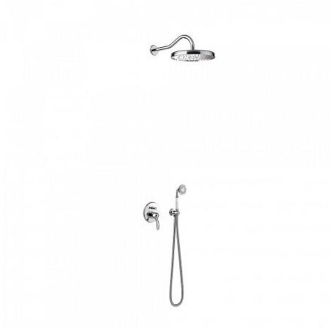 Kit douche à encastrer avec fermeture et réglage du débit - TRES 24218003 (1/4)