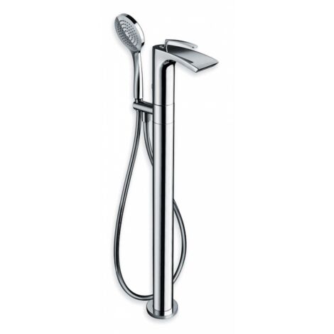 BAIN DOUCHE BOLLICINE MONOCOLONNE SUR PIED CHROME SANS MECANISME - CRISTINA ONDYNA BO18951 (1/5)