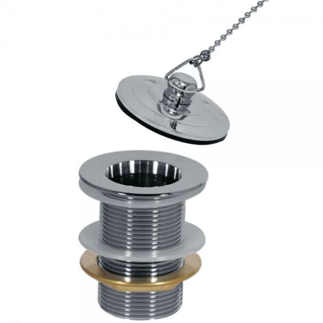 Bonde de lavabo sans trop‑plein Chrome - TRES 13474330 (1/2)