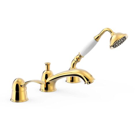 Mitigeur bain pour rebord de baignoire Or - TRES 24214501OR (1/2)