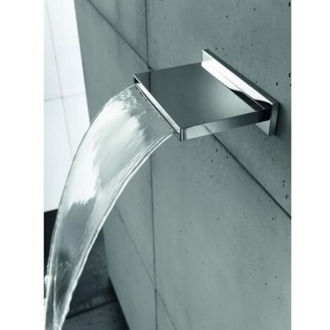 Cristina Ondyna – Bec mural cascade avec finition métal – Installation encastrée – Confort quotidien – Design pour salle de bain – BD32151