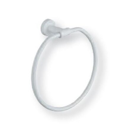 PORTE SERVIETTE ANNEAU ROND GRAND HOTEL BLANC - CRISTINA ONDYNA TE20724 (1/2)