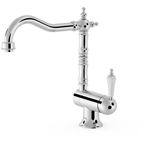 Mitigeur rabattable pour évier finition Chrome - CLASIC - TRES 24233401 (1/2)