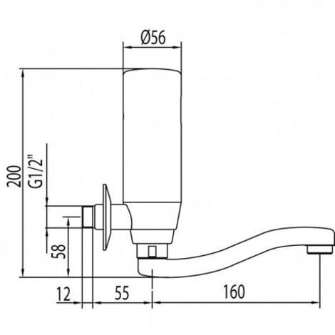 Robinet électronique de lavabo une seule eau - TRES 09217101 (1/3)