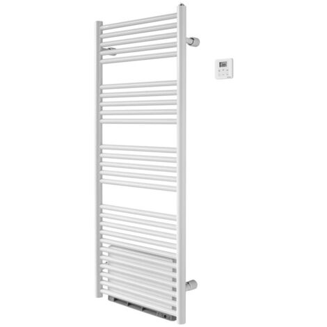 Acova – Sèche-serviette électrique soufflant 1429W – Acier anticorrosion – Soufflant 1000W intégré – Installation murale horizontale – Thermostat infrarouge - SL-090-050