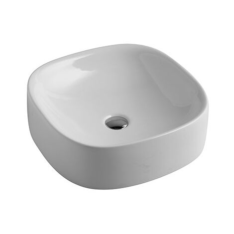 LAVABO CERAMIQUE WILD DIM 45 A POSER SANS TROP PLEIN - CRISTINA ONDYNA WWL3080 (1/2)