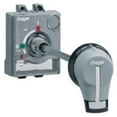 Commande rotative débroch P160 - APPAREILLAGE DE TETE HAGER HXS031H (1/3)