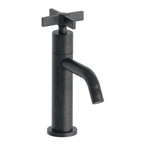 Lave Mains Cross Road Eau Froide Chrome Noir Brosse Robinetterie CROSS ROAD - CRISTINA ONDYNA CR23075 (1/2)