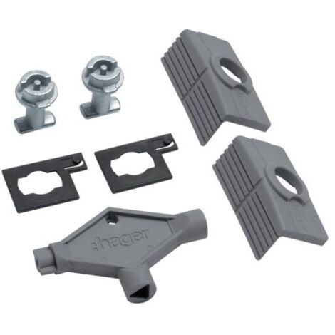 Jeu serrure 3mm+clé orion méta - ENVELOPPES HAGER FL95Z (1/2)