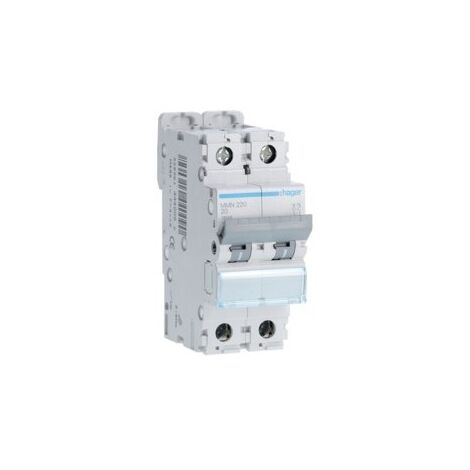 Disj.mag.2P 20kA 20A 2m - DISJONCTEURS MULTI. HAGER MMN220 (1/2)