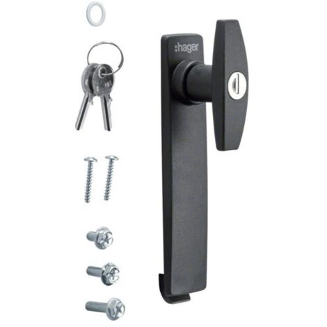Bouton verrou clé 1242E IP5-6 - ENVELOPPES HAGER FZ507 (1/2)