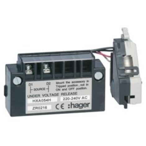 BMT ret.x160-x250 220-240VAC - APPAREILLAGE DE TETE HAGER HXA054H (1/2)