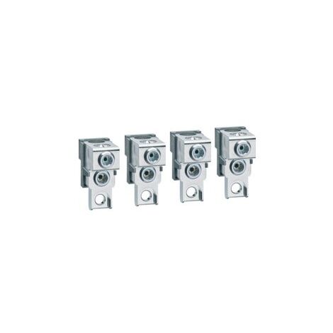 Cage P250 Cu/Al 4P 2x35-120mm² - APPAREILLAGE DE TETE HAGER HYT008H (1/2)