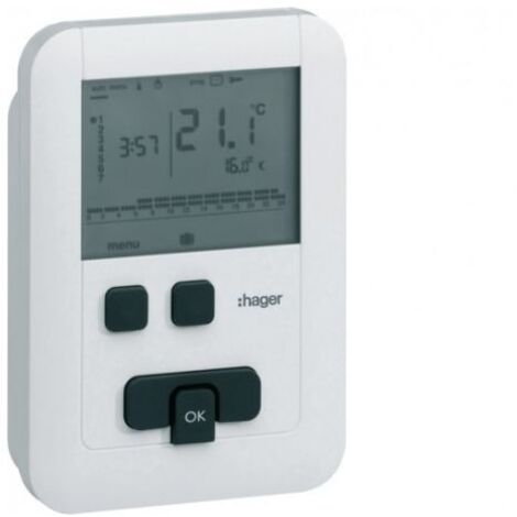 TAP digital 2 fils 7 jours ECO - GEST CHAUF EAU CH HAGER EK570 (1/3)