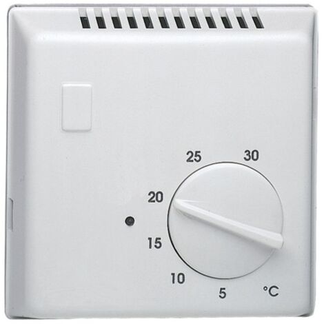 Thermostat d'ambiance bi-métal chauffage eau chaude - HAGER 25614 (1/3)