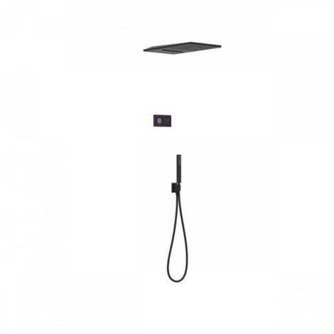 Kit de douche thermostatique électronique et encastré SHOWER TECHNOLOGY Noir Mat - TRES 09288308NM (1/2)