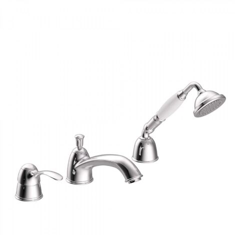 Mitigeur bain pour rebord de baignoire Chromé - TRES 24214501 (1/2)
