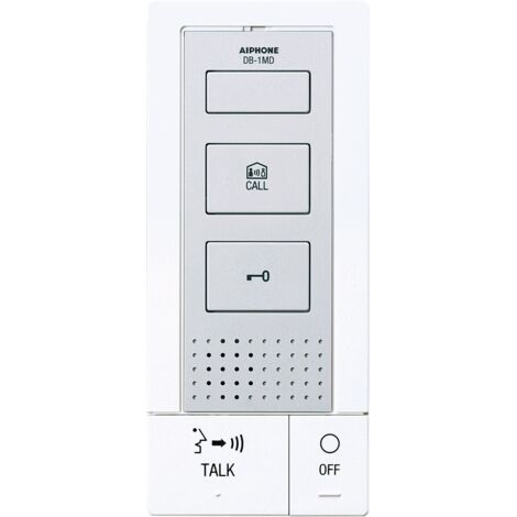 Aiphone – Poste intérieur audio mains libres – Compatible platines DA1DS/DA2DS/DA4DS – Étrier métallique fourni – DB1MD