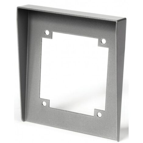 Aiphone – Visière anti-pluie inox VE10 – Protection contre intempéries – Compatible clavier encastré AC10F – Résistante au vandalisme
