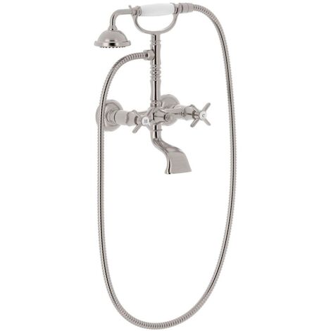 Mélangeur bain‑douche Acier TRES-CLASIC COLOR - TRES 24217601AC (1/2)