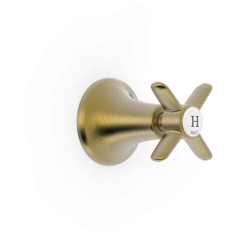 Robinet d’arrêt à fileter 1/2” Indice céramique (chaude) - TRES 24215502LM (1/2)