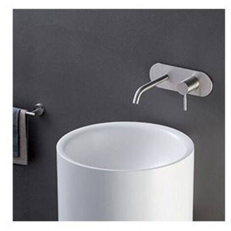 Mitigeur mural pour lavabol 100% INOX + VIDAGE EX PX276 - CRISTINA ONDYNA PX25628 (1/2)